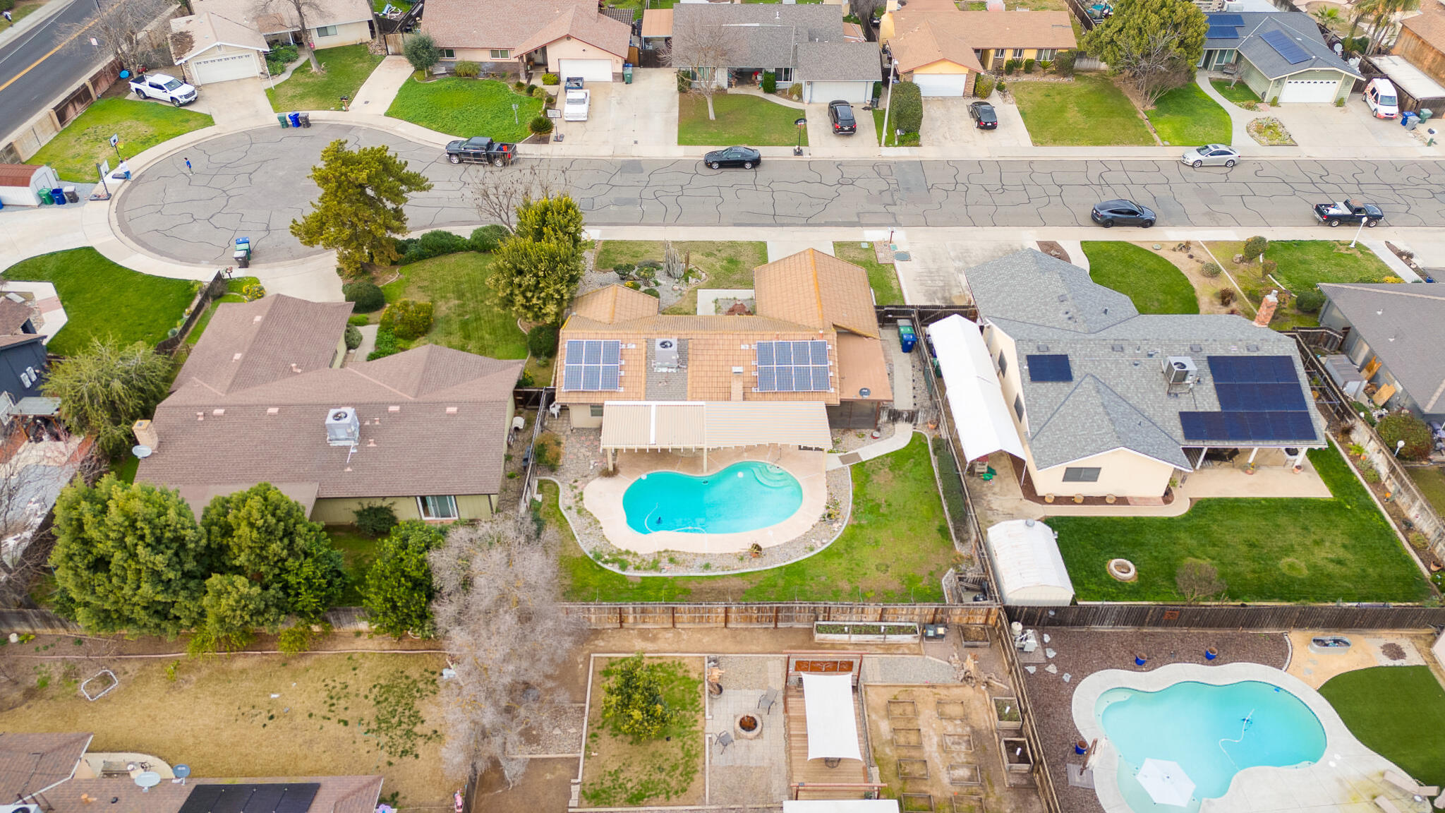 812 Woods Place Exeter, CA 93221 - Photo 44 of 47 40 Aerial Back