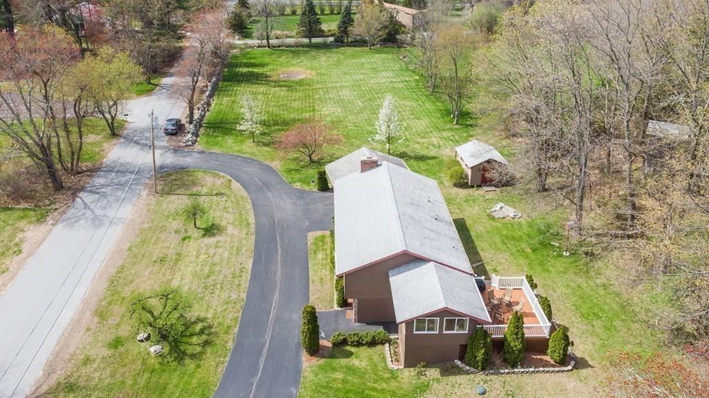 2 Old County Road Pelham, NH 03076 - Photo 36 of 38 an aerial view of a house with swimming pool