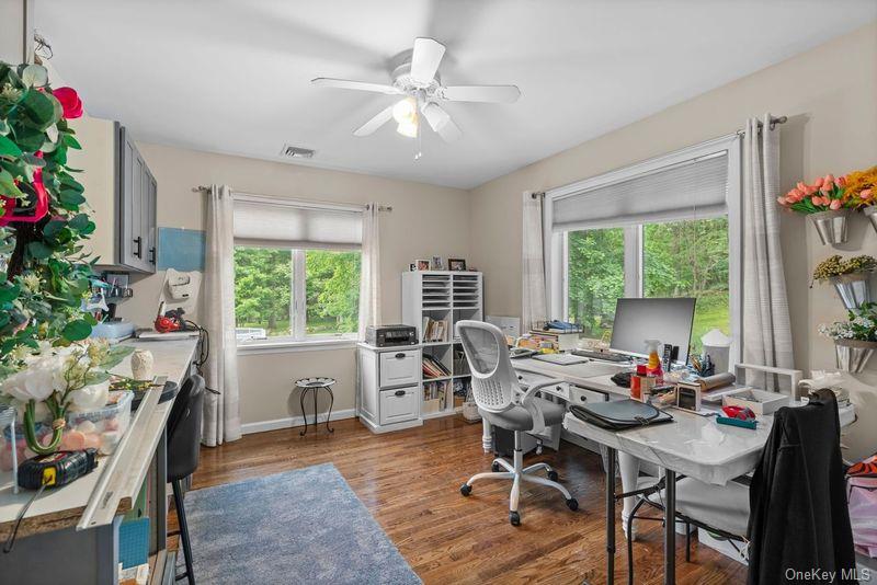 266 Shear Hill Road Mahopac, NY 10541 - Photo 14 of 34 a view of a workspace with a window and dining room