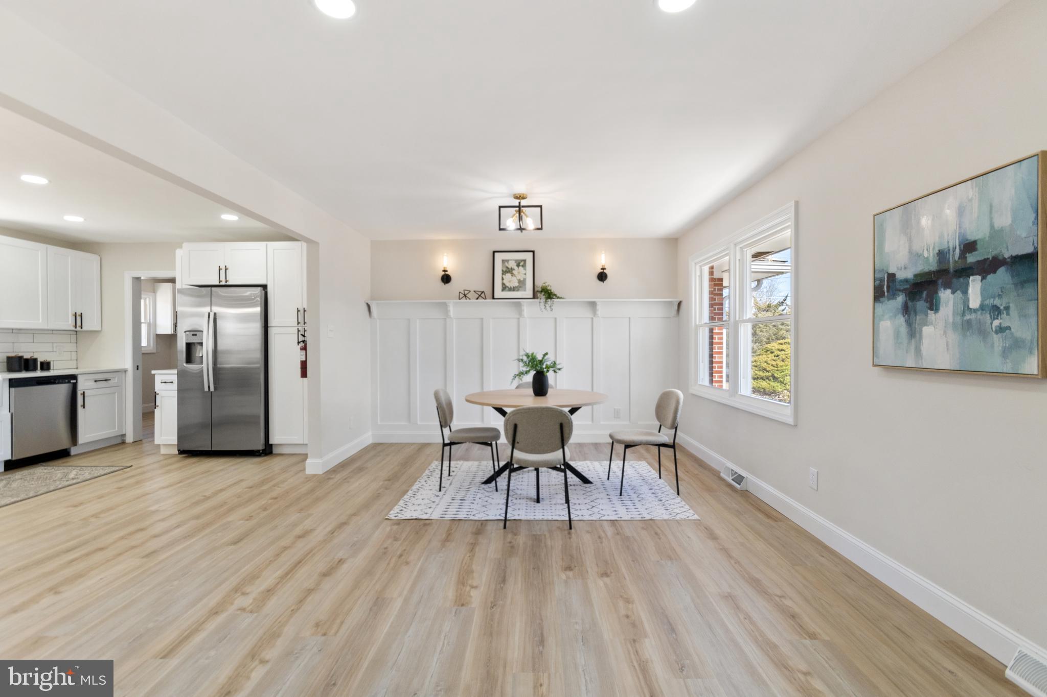 7 Maple Road Eastampton, NJ 08060 - Photo 19 of 62 a dining room with furniture and wooden floor