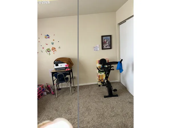 a view of workspace with wall paintings