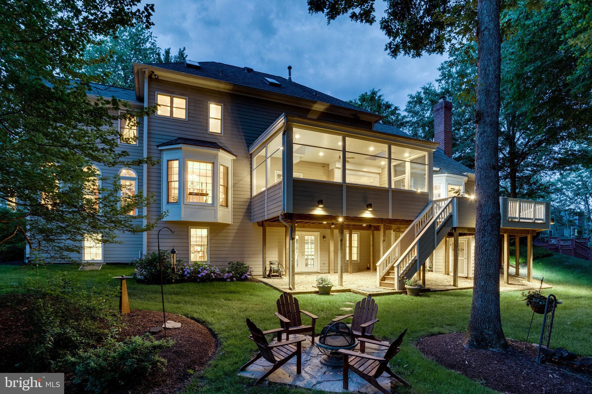 11406 Wild Bramble Way Reston, VA 20194 - Photo 5 of 87 Amazing Lighting and Ambiance at night!
