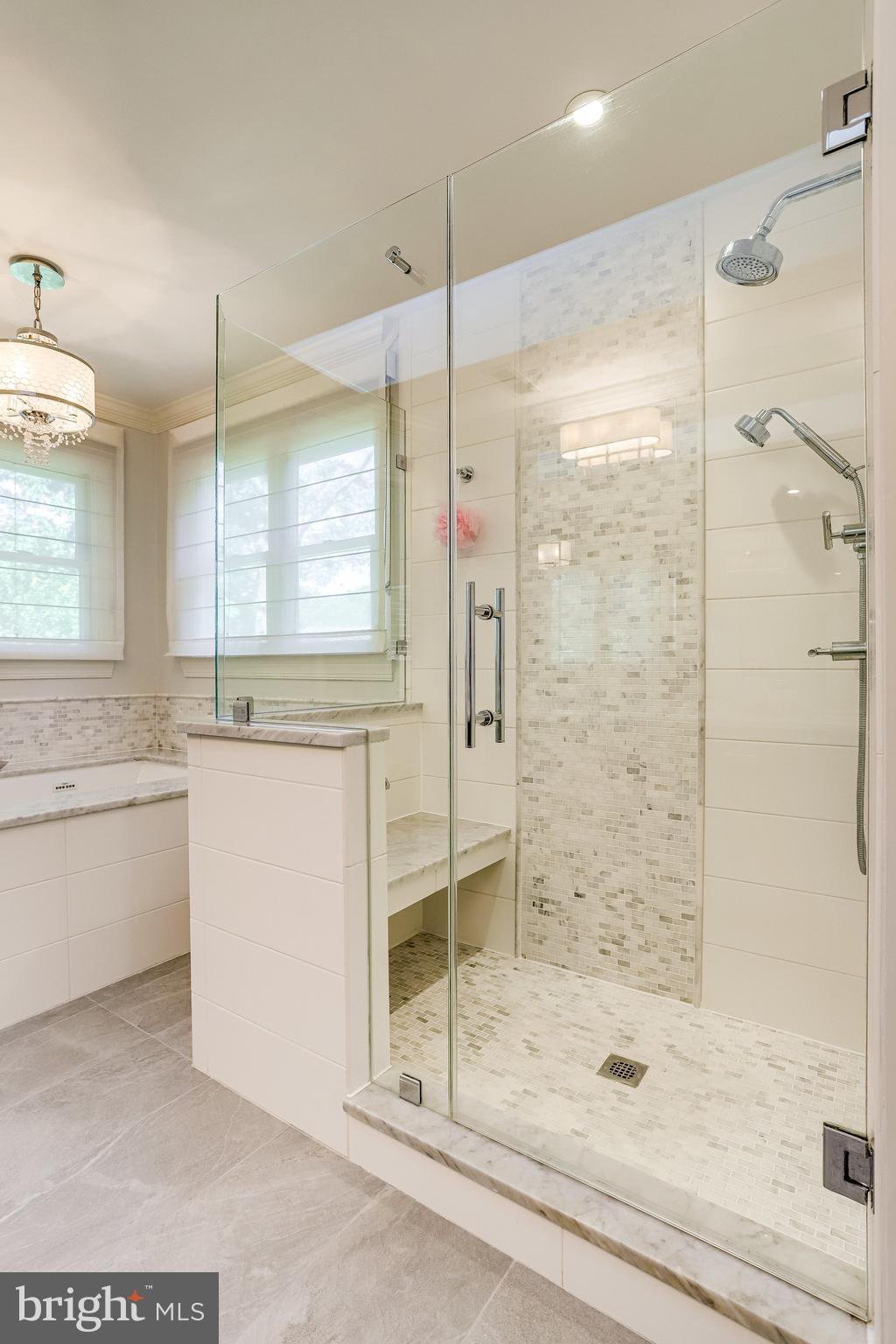 11406 Wild Bramble Way Reston, VA 20194 - Photo 47 of 87 Oversized Frameless Walk-in Shower!