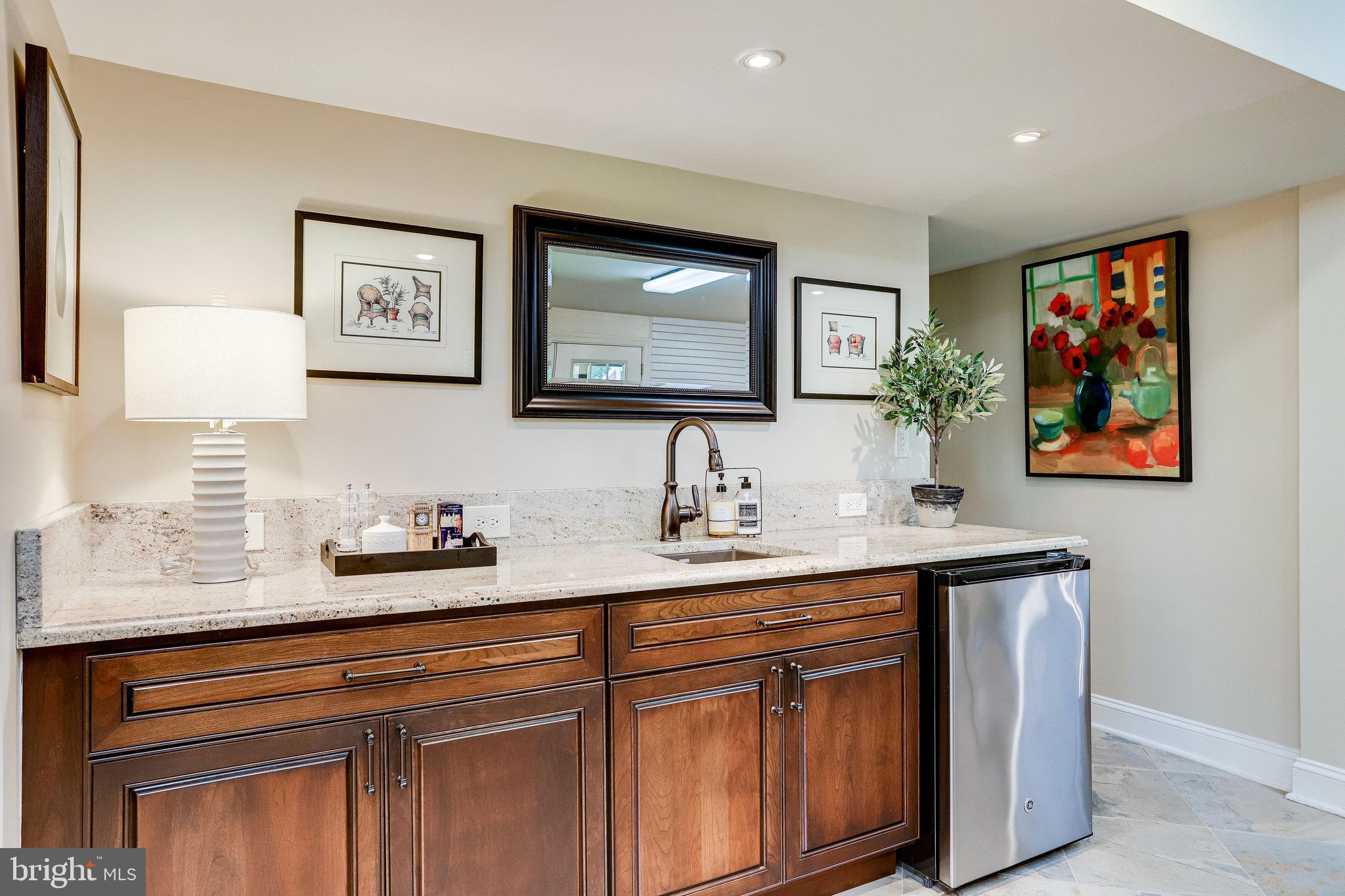 11406 Wild Bramble Way Reston, VA 20194 - Photo 68 of 87 Renovated Wet Bar! Perfect for Entertaining!