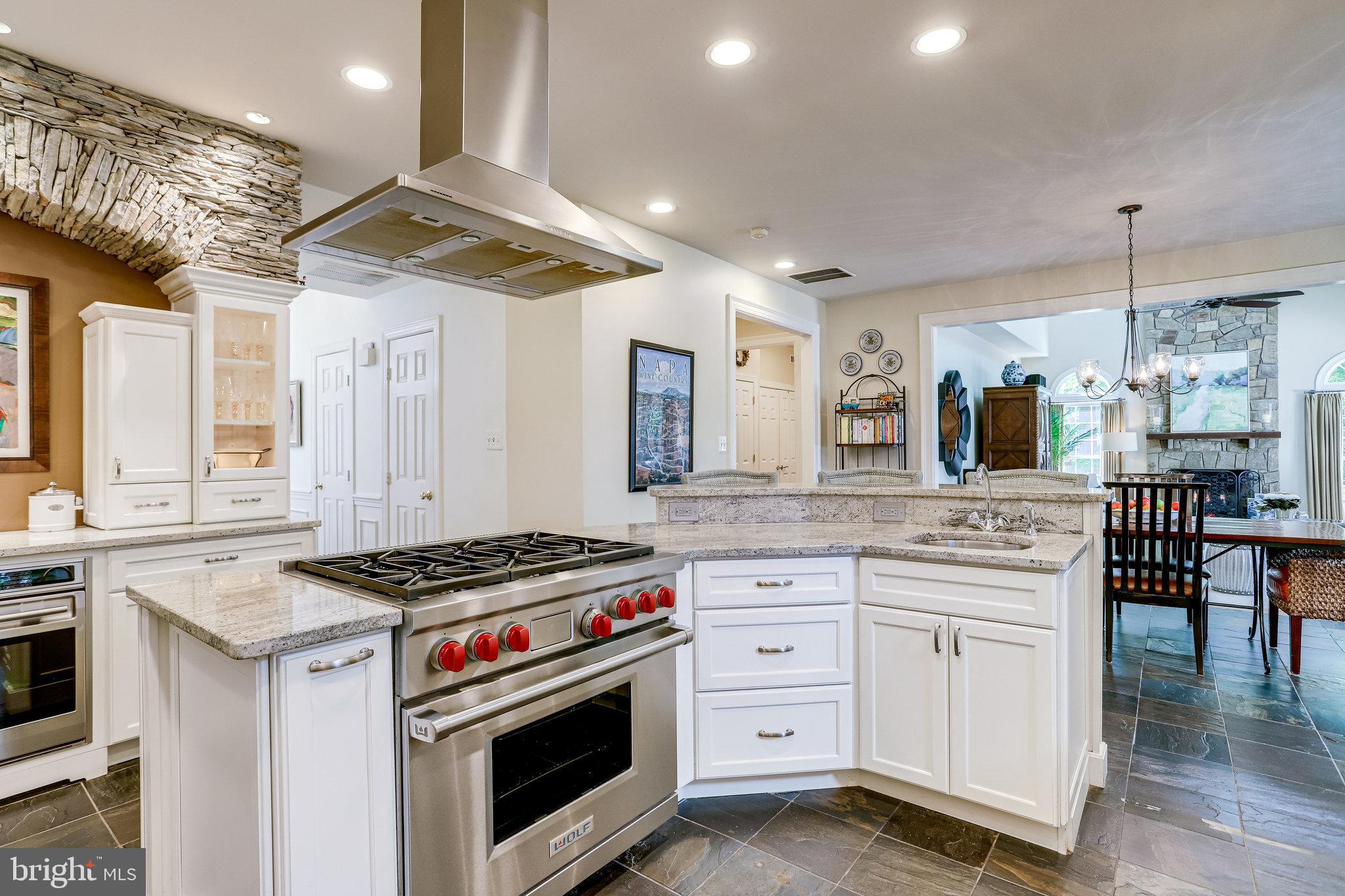 11406 Wild Bramble Way Reston, VA 20194 - Photo 10 of 87 Wolf Appliances! 6 Burner Gas Stove with Hood!