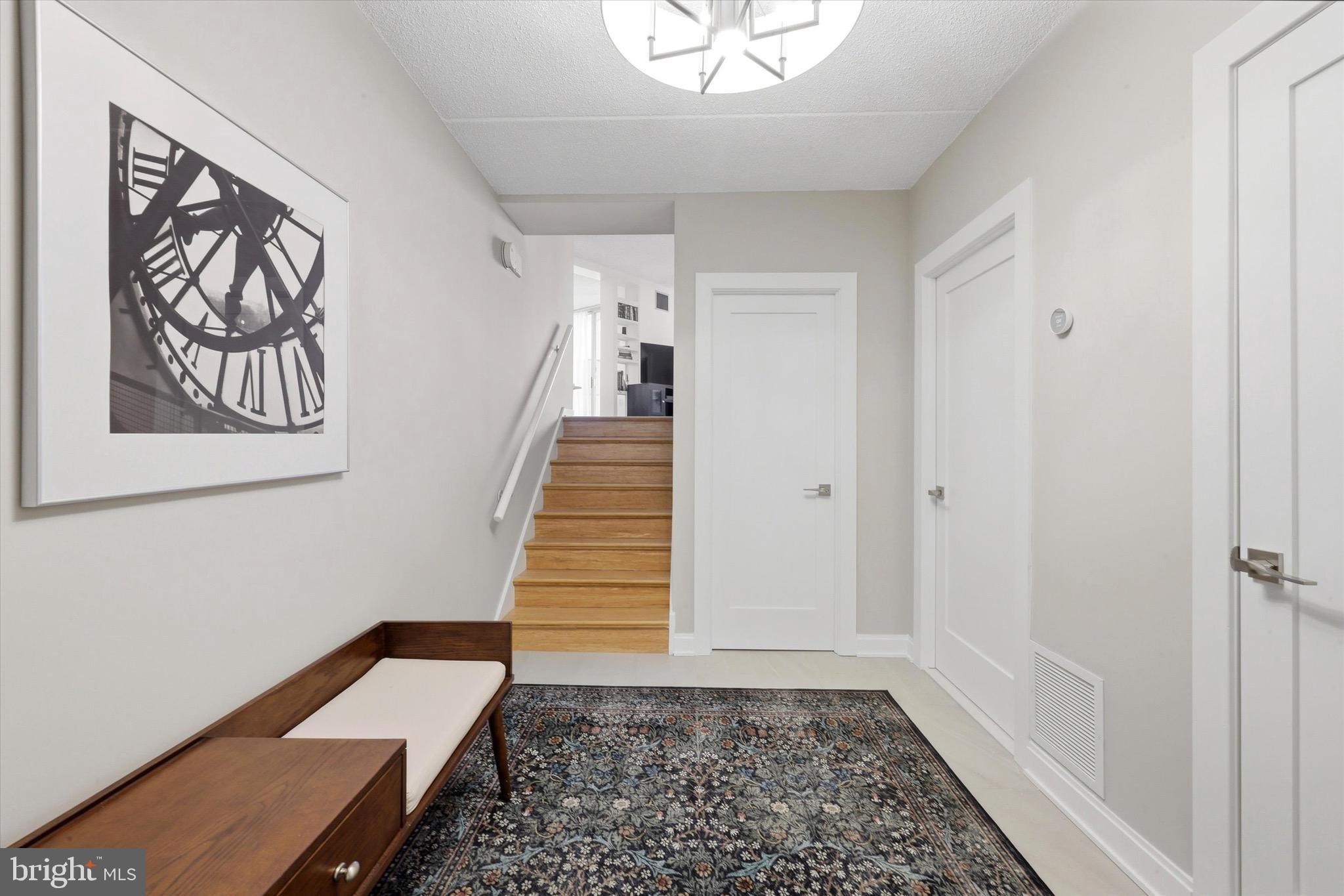 2301 Cherry Street, Unit 4A Philadelphia, PA 19103 - Photo 4 of 25 a view of an entryway with staircase