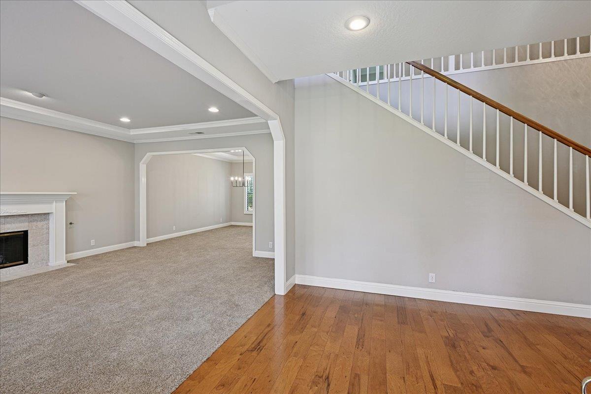 4608 Danvers Lane Granite Bay, CA 95746 - Photo 10 of 74 a view of livingroom and hall with wooden floor