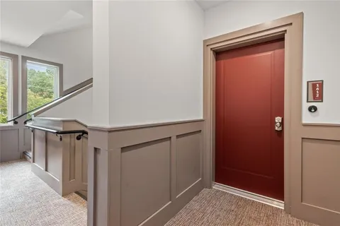 a view of front door