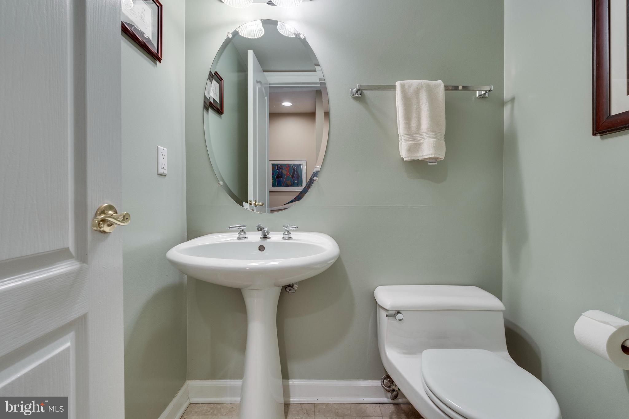 3732 Military Road Northwest Washington, DC 20015 - Photo 21 of 38 Powder Room on Main Living Floor