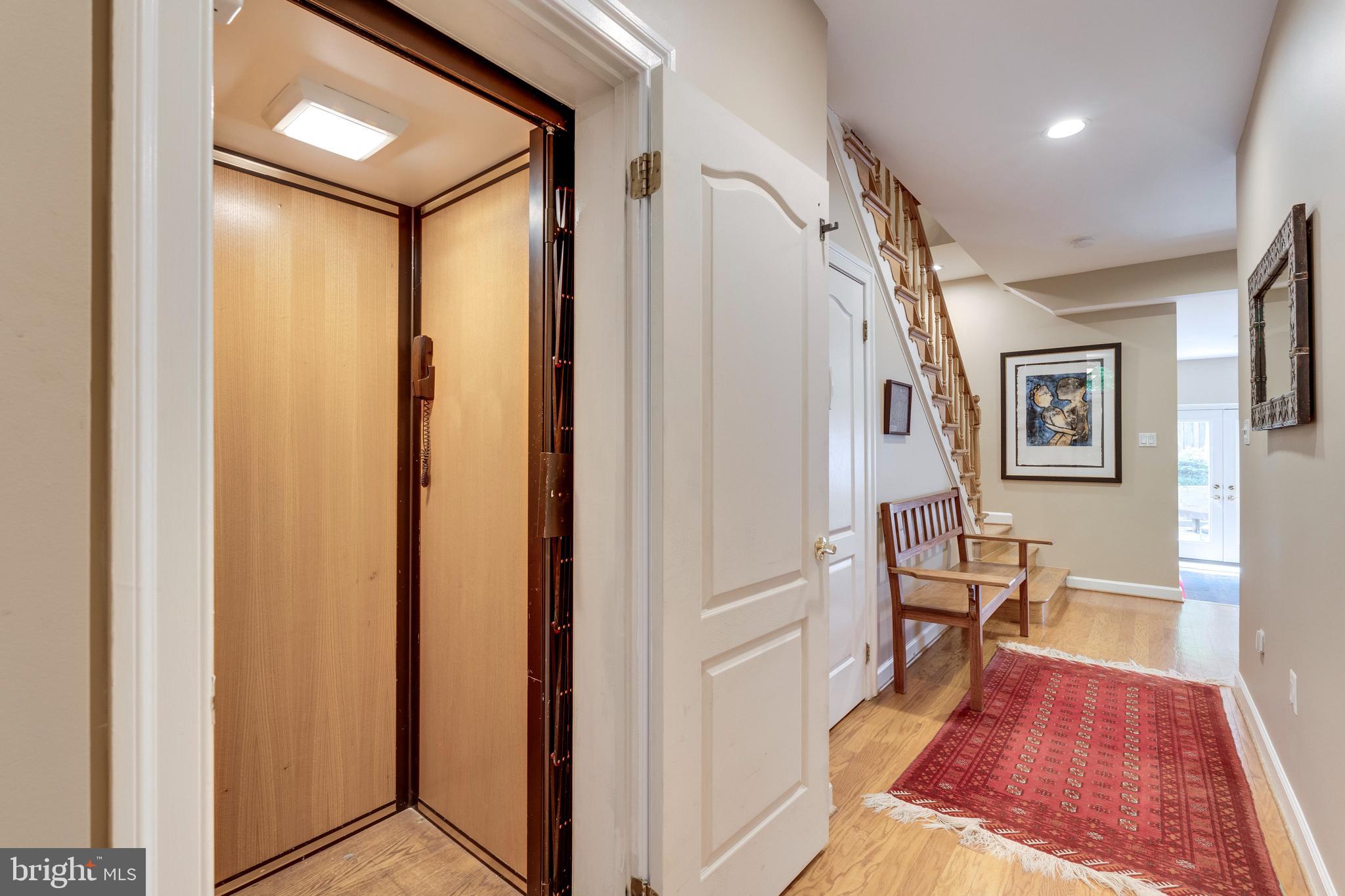 3732 Military Road Northwest Washington, DC 20015 - Photo 4 of 38 Elevator to three of the four levels