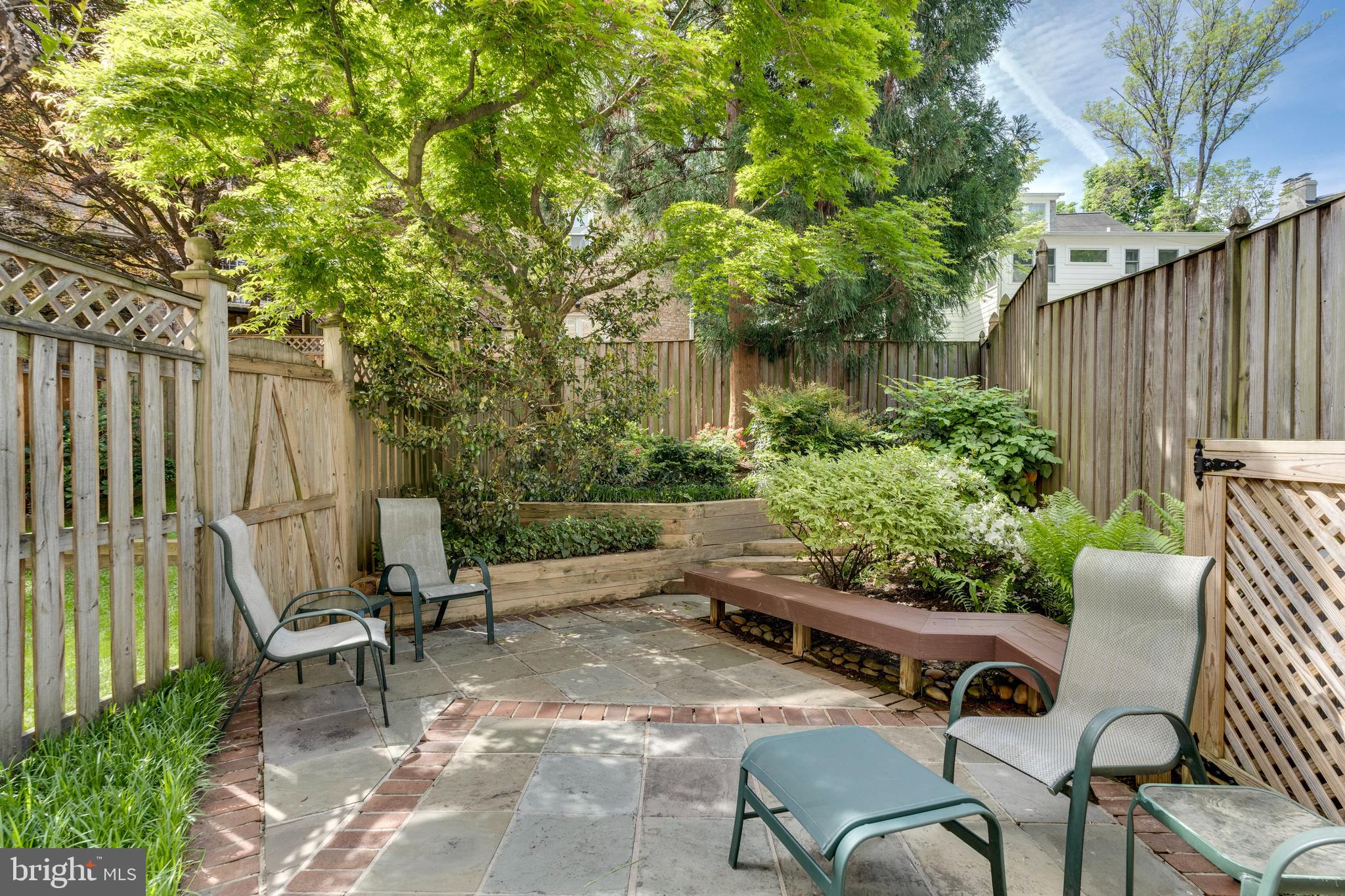 3732 Military Road Northwest Washington, DC 20015 - Photo 9 of 38 Private Landscaped Patio