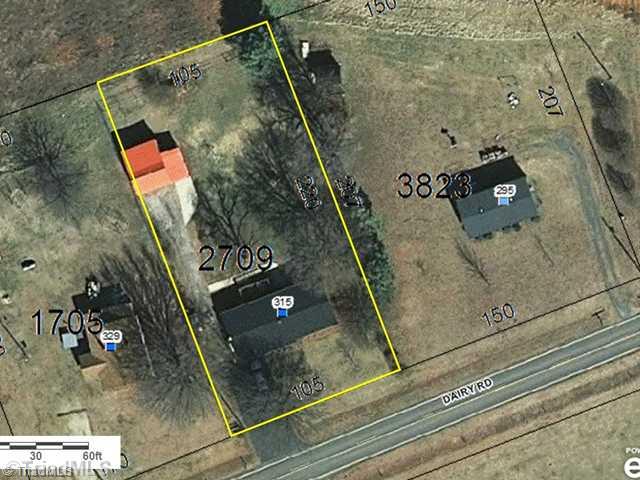315 Dairy Road Reidsville, NC 27320 - Photo 3 of 16 Aerial View.