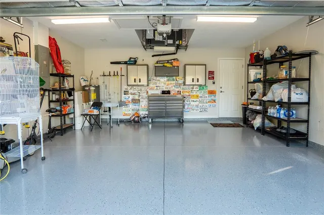 a view of livingroom with furniture and book shelf