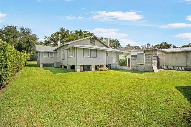 a view of a house with a ocean view