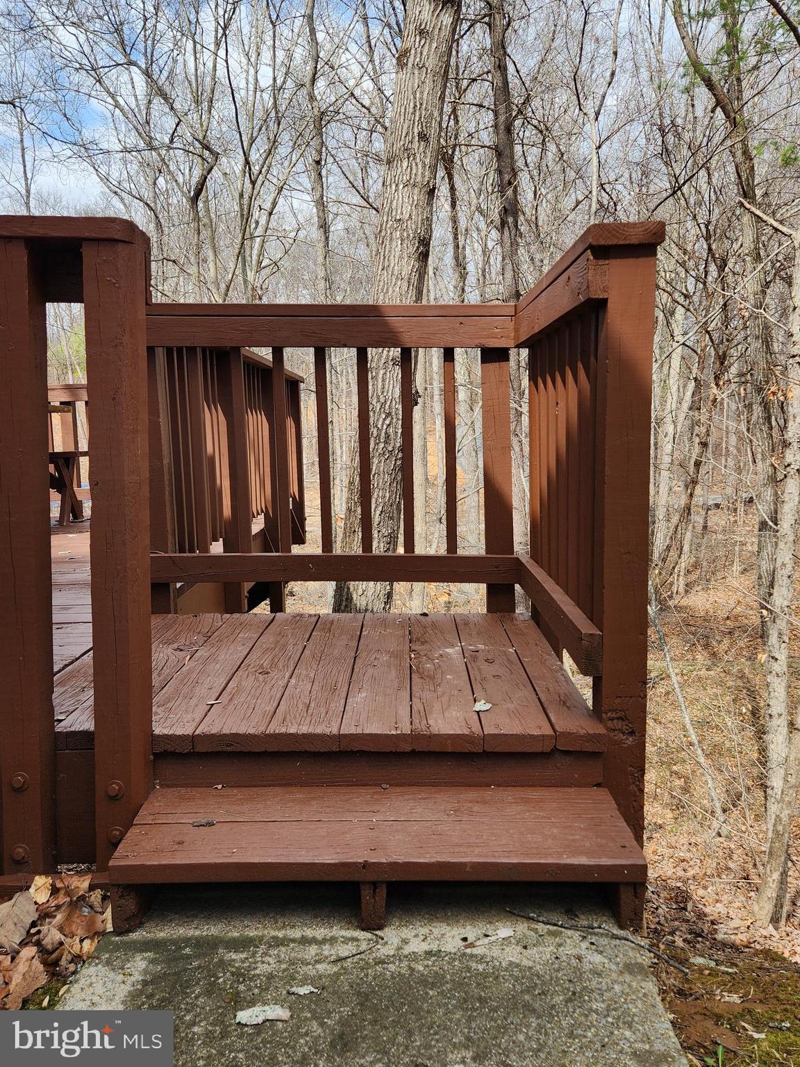 156 Dry Run Court Front Royal, VA 22630 - Photo 14 of 34 a view of a wooden floor with a bench in it
