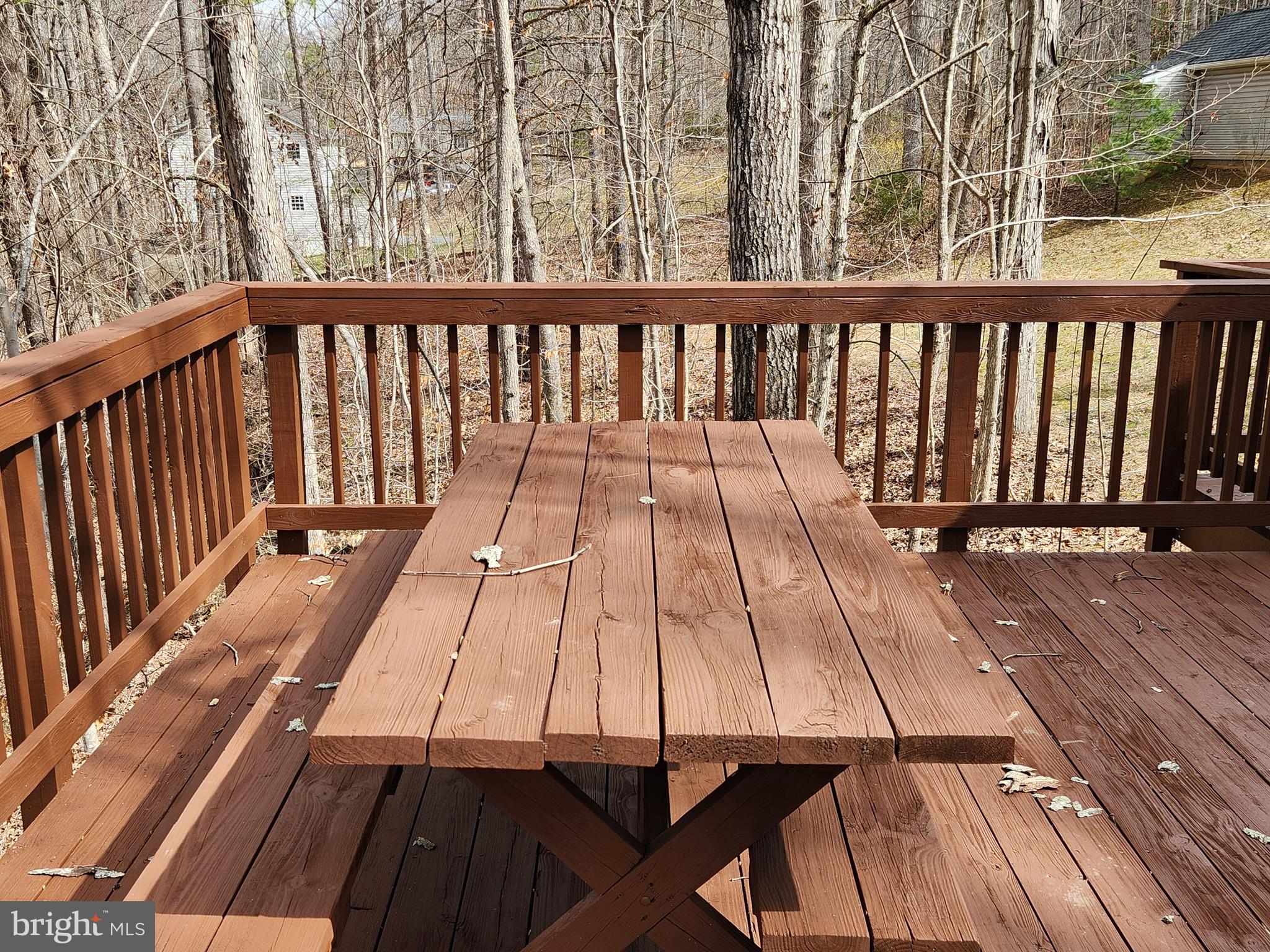 156 Dry Run Court Front Royal, VA 22630 - Photo 15 of 34 a view of balcony with wooden floor