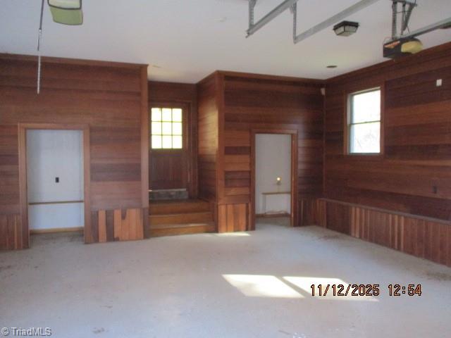 Two car attached garage