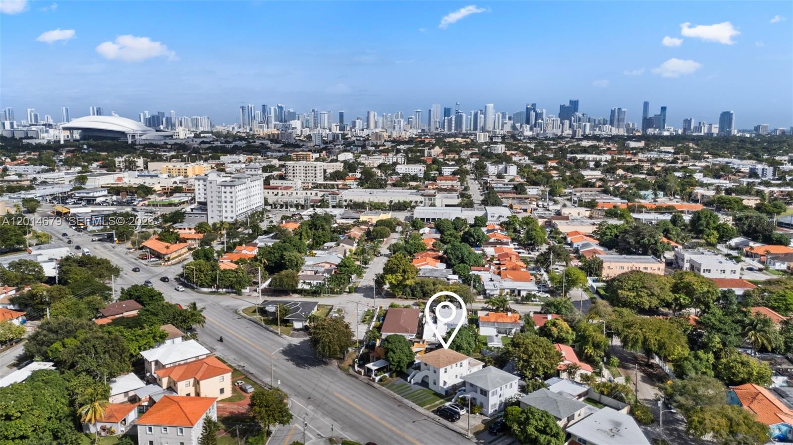 255 Beacom Boulevard, Unit DOWNSTAIRS Miami, FL 33135 - Photo 28 of 36 an aerial view of a city