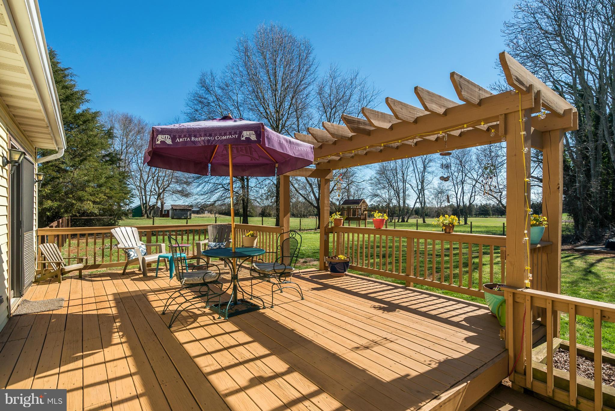 7263 Botha Road Bealeton, VA 22712 - Photo 22 of 30 Rear deck with pergola