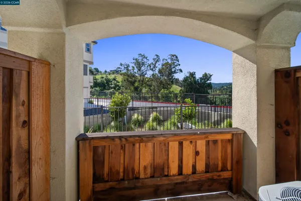 a view of a porch
