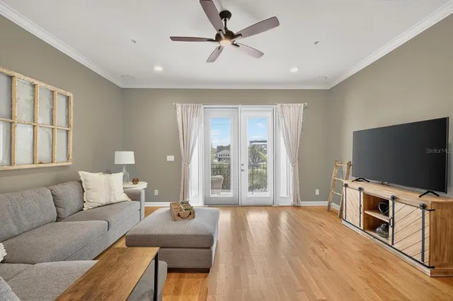 a view of a chairs and table in the patio