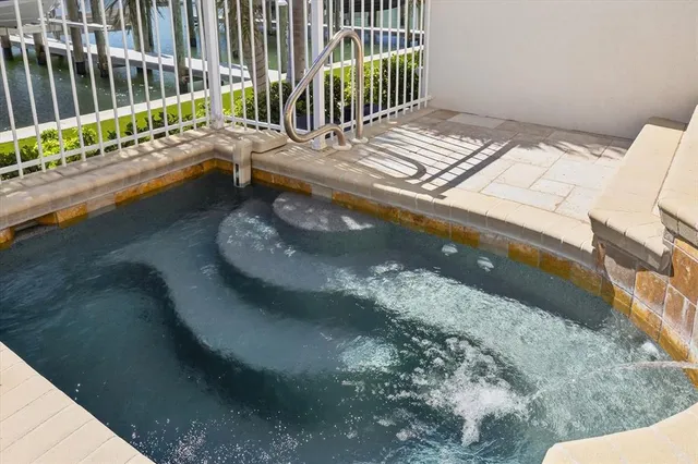 a view of a hallway with washer and dryer
