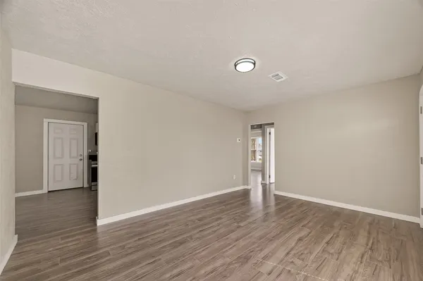 wooden floor in an empty room