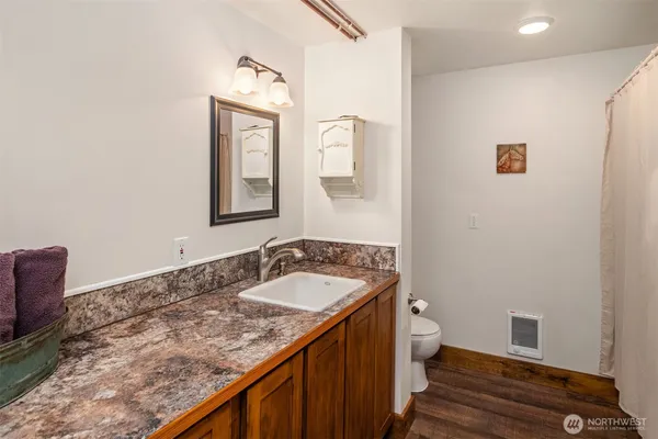 a view of a swimming pool with an ocean view