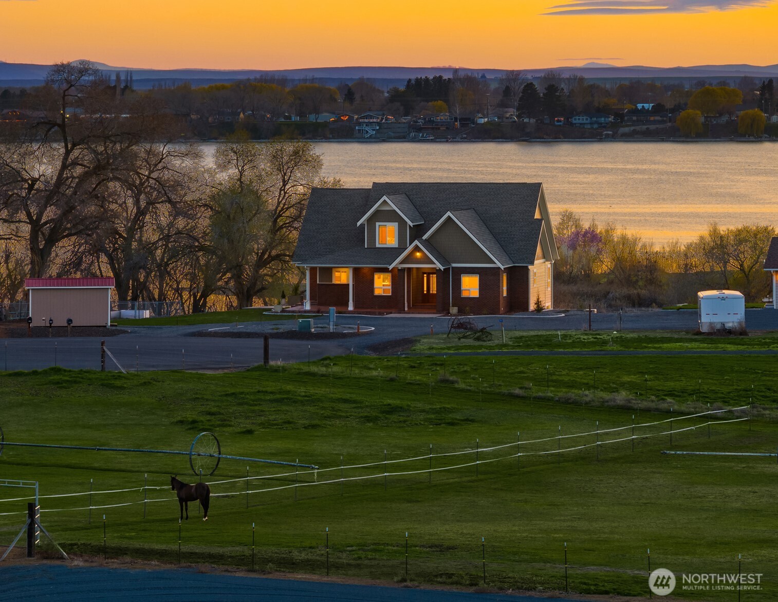2762 Elgin Road Northeast Moses Lake, WA 98837 - Photo 7 of 37 a view of lake with outdoor space