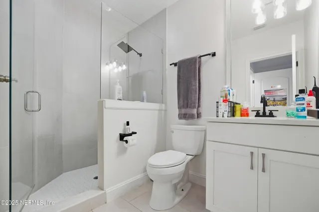 a close view of walk in closet