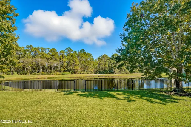 a house view with a garden space