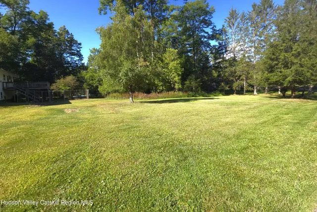 a view of an ocean view and trees