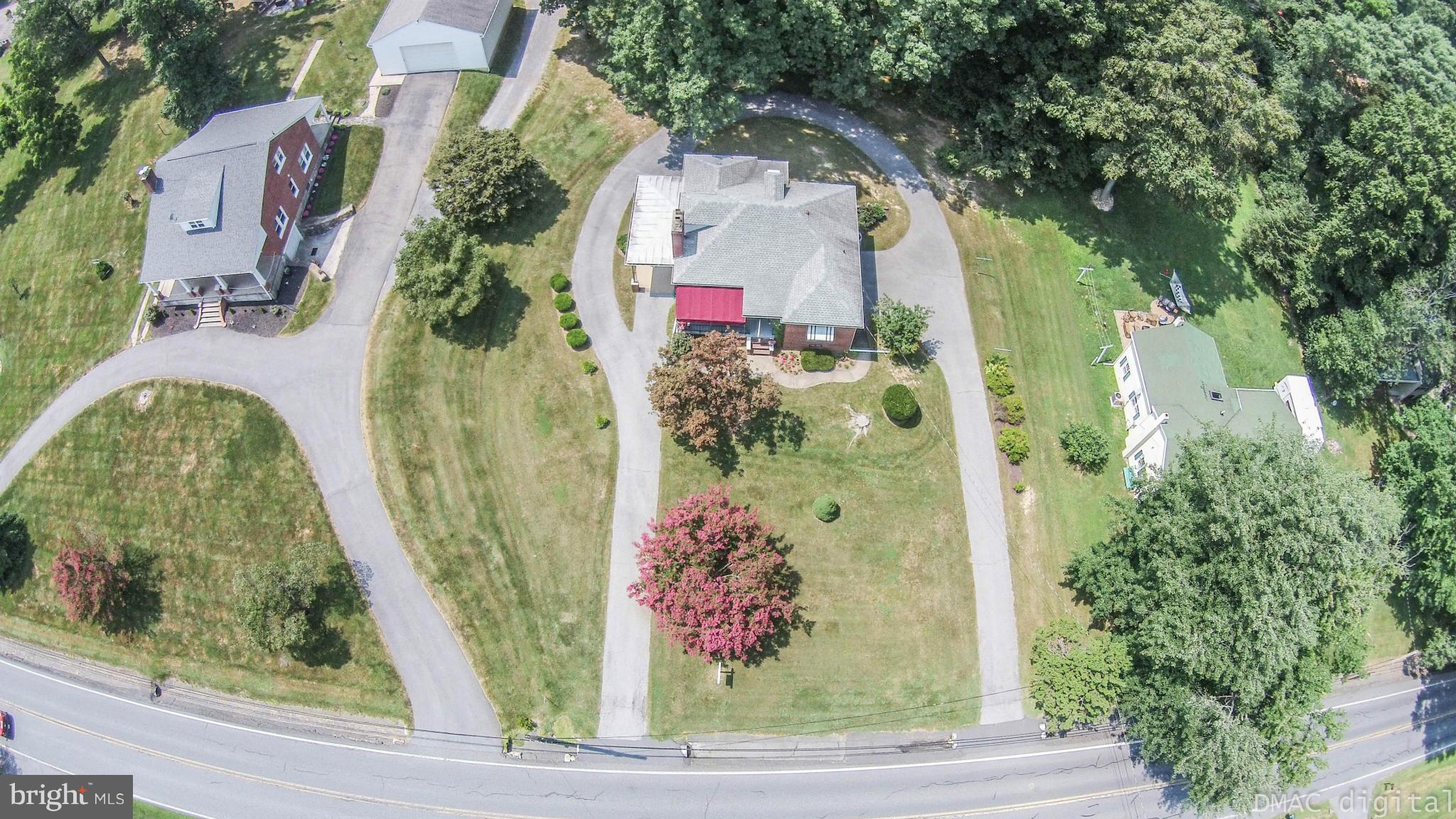 9030 Bethel Road Frederick, MD 21702 - Photo 2 of 28 an aerial view of a residential houses with yard