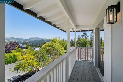 a view of a balcony