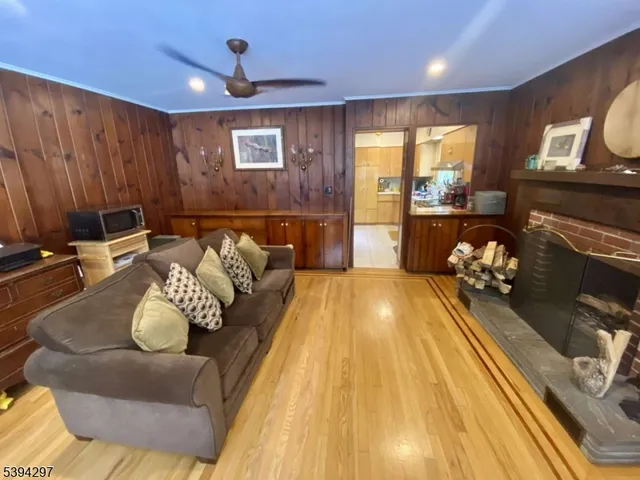 a outdoor space with lots of trees