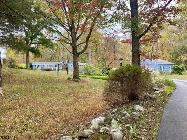 a house with trees in the background