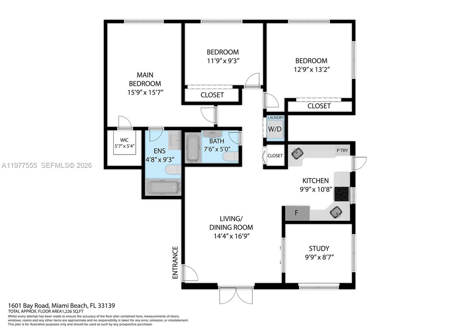 1601 Bay Road, Unit 4 Miami Beach, FL 33139 - Photo 15 of 17