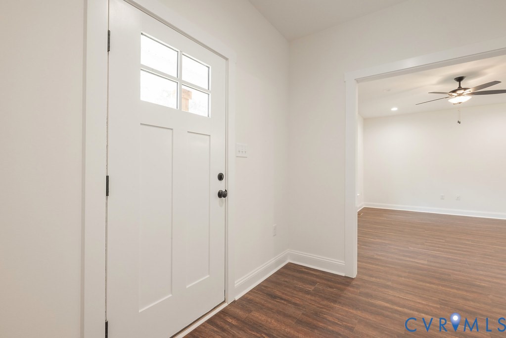 3844 Maidens Road Powhatan, VA 23139 - Photo 12 of 49 Foyer entrance featuring dark wood-style floors an