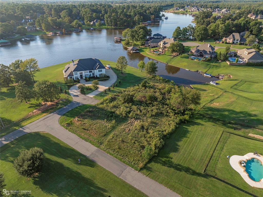 1104 Long Key Circle Benton, LA 71006 - Photo 2 of 11 an aerial view of a house with a lake view