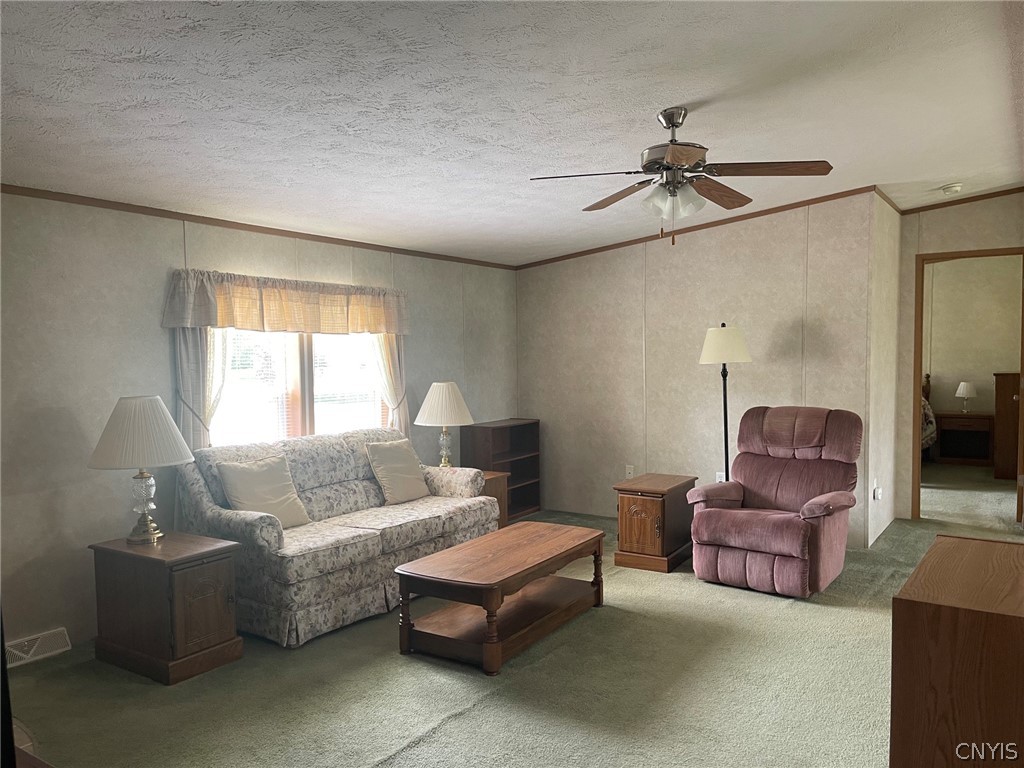 4825 Beacon Light Road Verona, NY 13421 - Photo 13 of 36 Living room with vaulted ceiling
