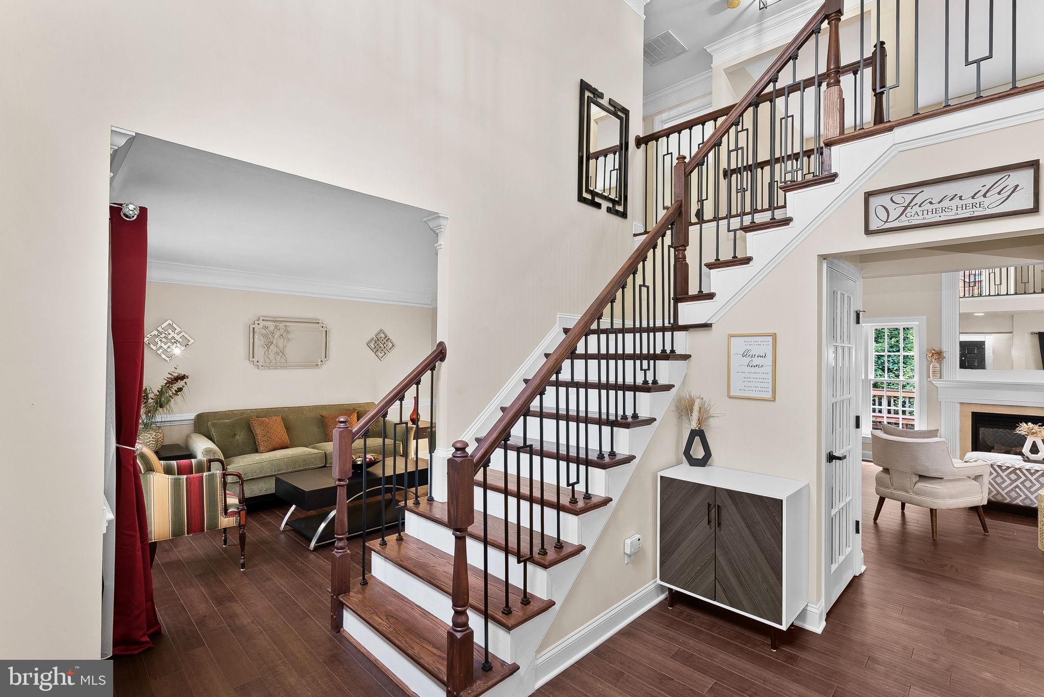 7214 Calamo Street Springfield, VA 22150 - Photo 6 of 77 Open foyer with staircase