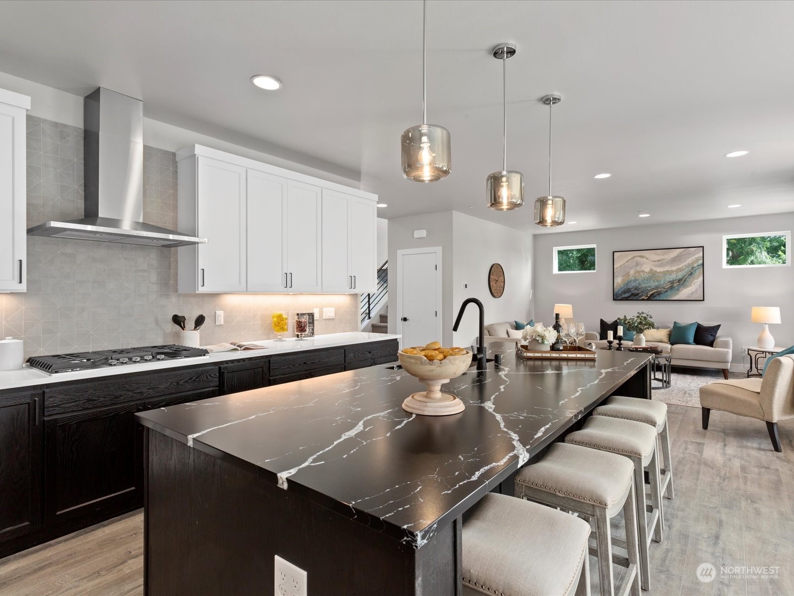 21609 1st Avenue West Bothell, WA 98021 - Photo 13 of 40 a large kitchen with a table and chairs