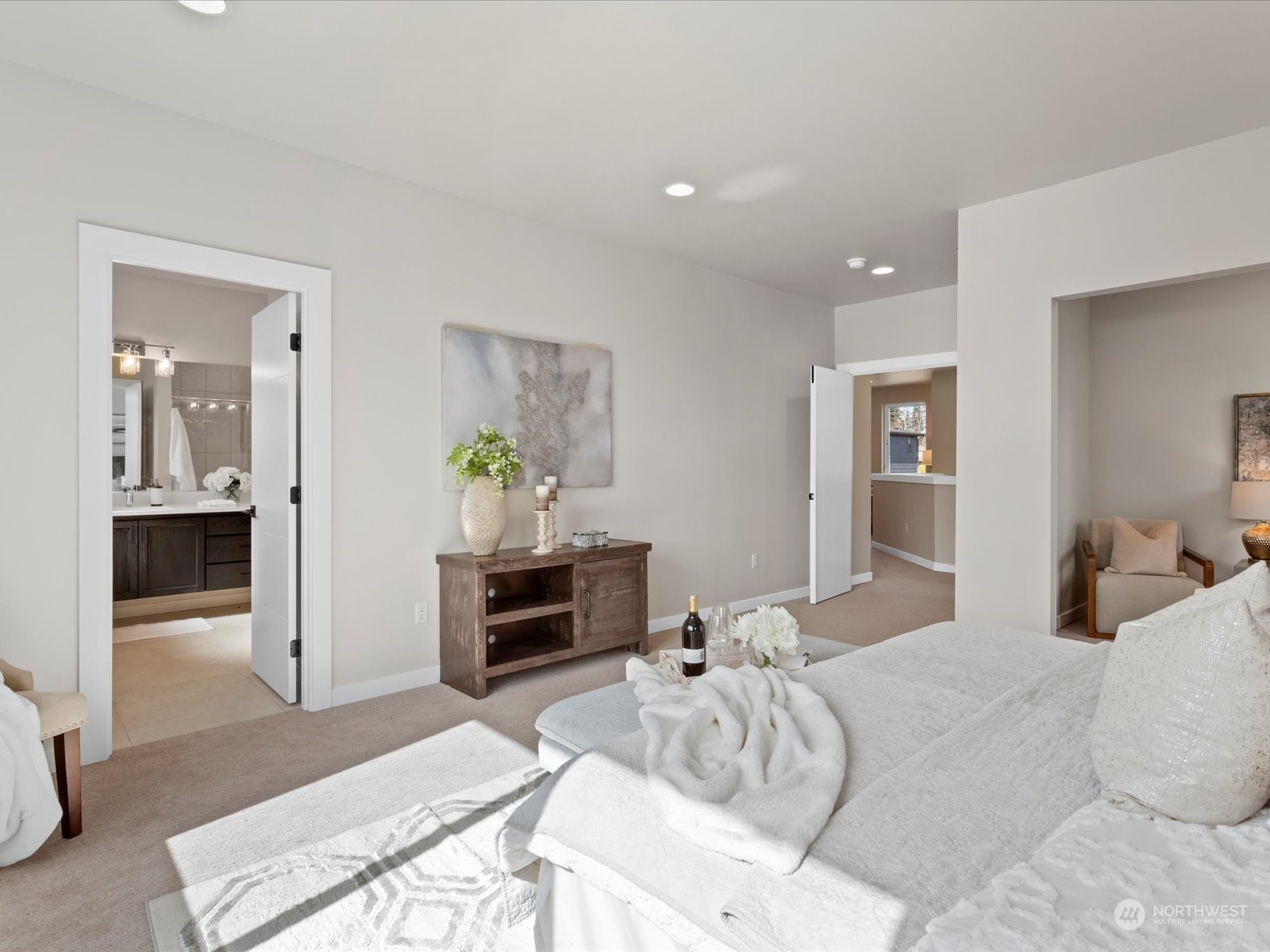 21609 1st Avenue West Bothell, WA 98021 - Photo 27 of 40 a bedroom with a bed and dresser