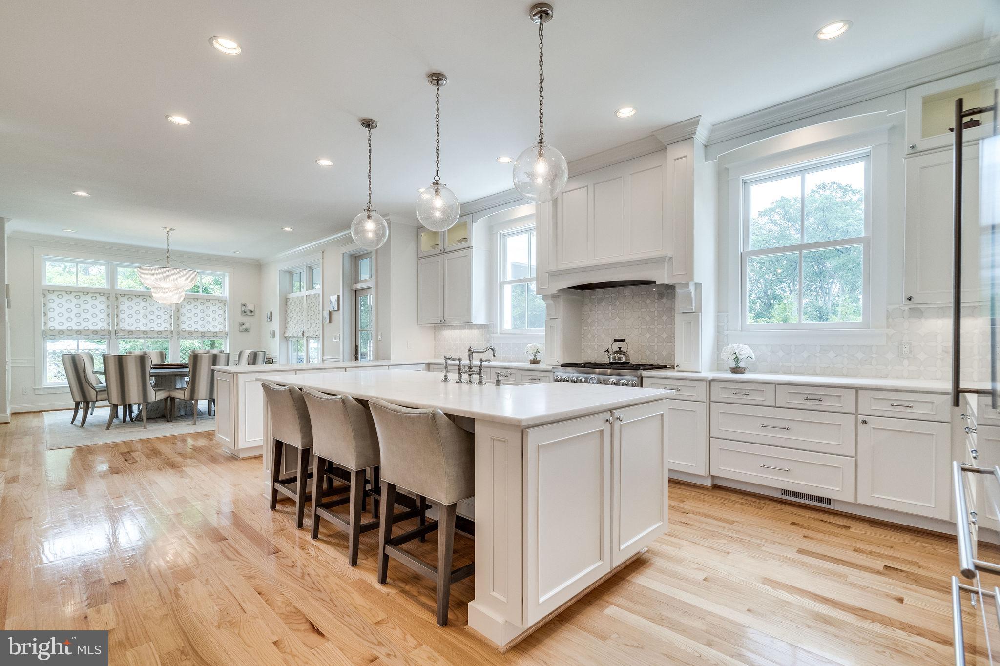 6221 Arkendale Road Alexandria, VA 22307 - Photo 11 of 60 Kitchen island with pendant lighting