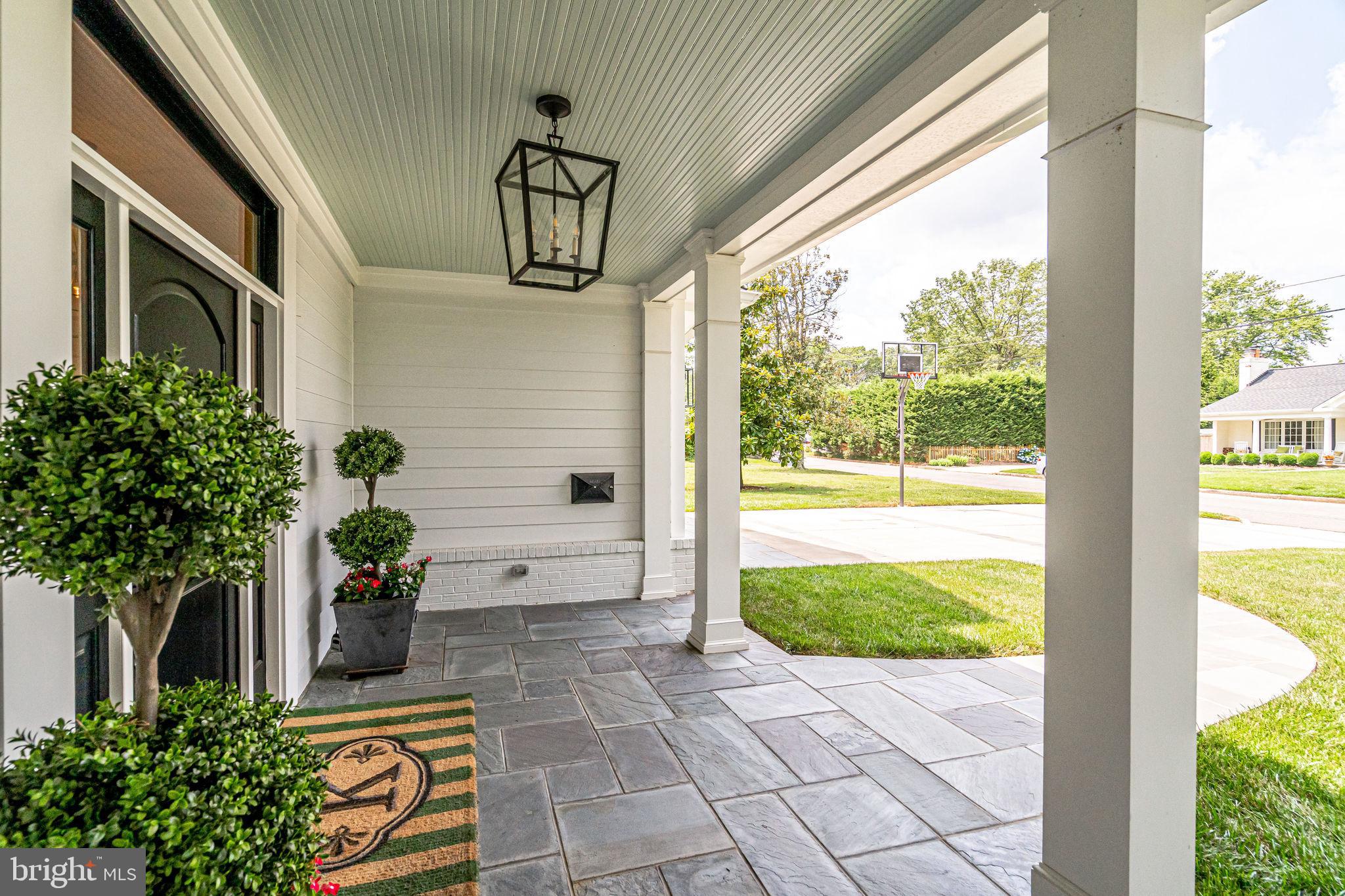 6221 Arkendale Road Alexandria, VA 22307 - Photo 3 of 60 Curved walkway leads to gracious entry