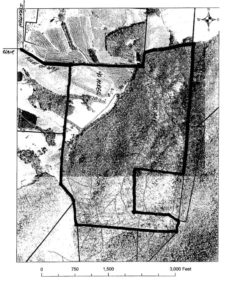 Stratton & Blair Road Williamstown, MA 01267 - Photo 20 of 20 Aerial view of land outlined