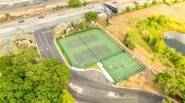a view of a swimming pool