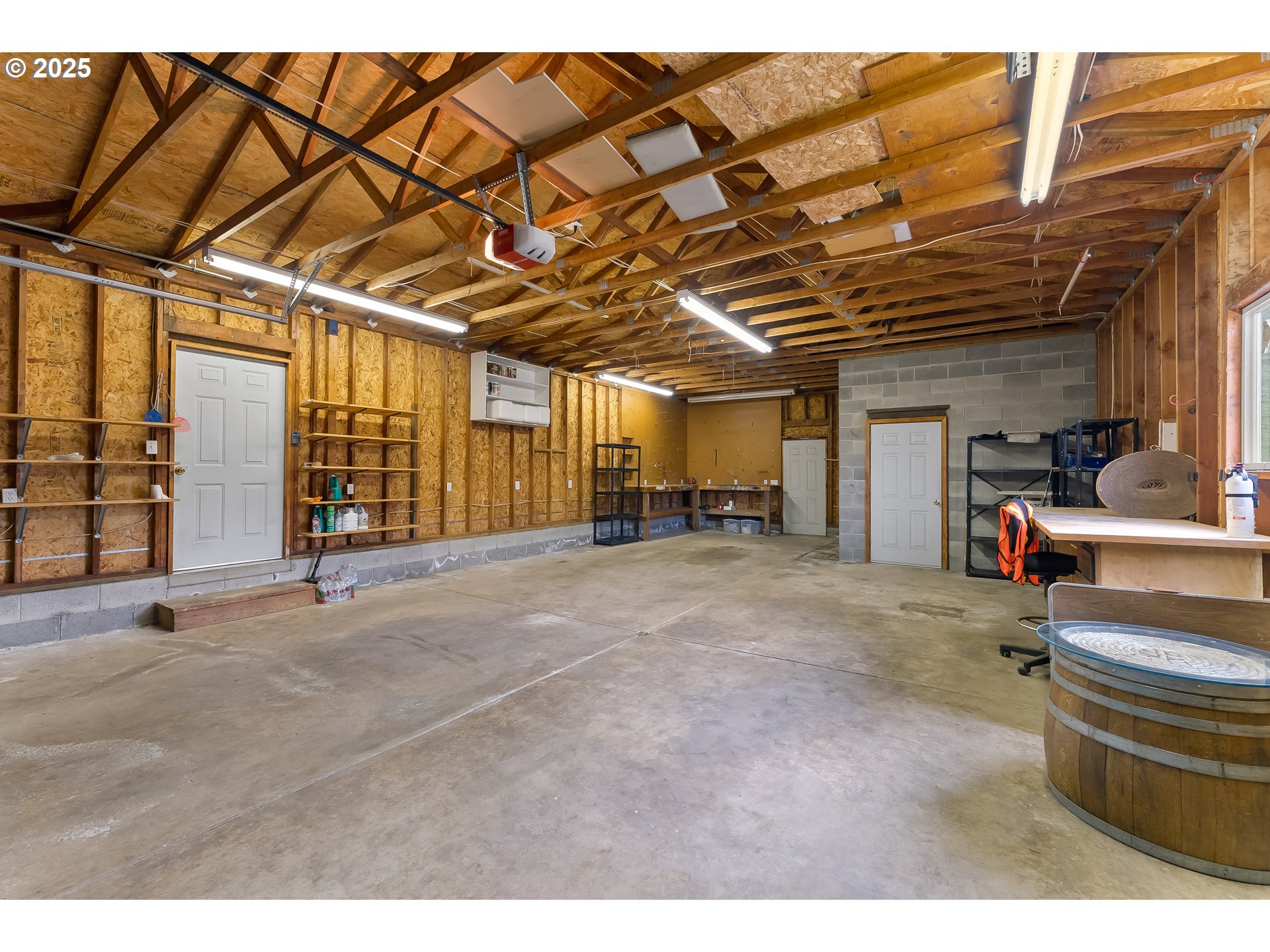 1183 Lookingglass Road Roseburg, OR 97471 - Photo 33 of 47 a view of empty room with wooden walls
