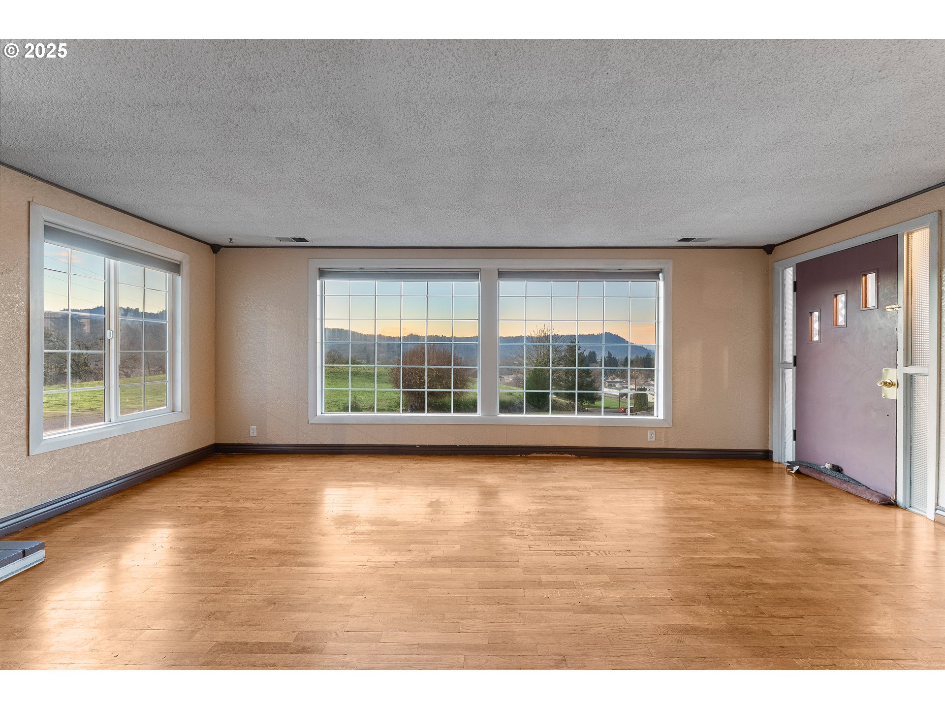 1183 Lookingglass Road Roseburg, OR 97471 - Photo 5 of 47 a view of empty room with wooden floor and fan