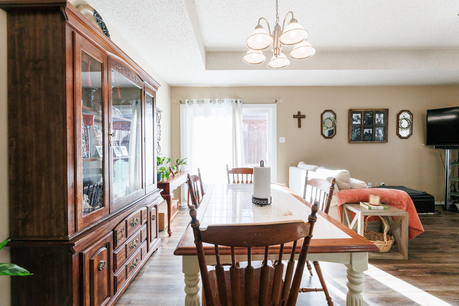 3423 97th Street Lubbock, TX 79423 - Photo 12 of 26 a view of a dining room with furniture window and outside view